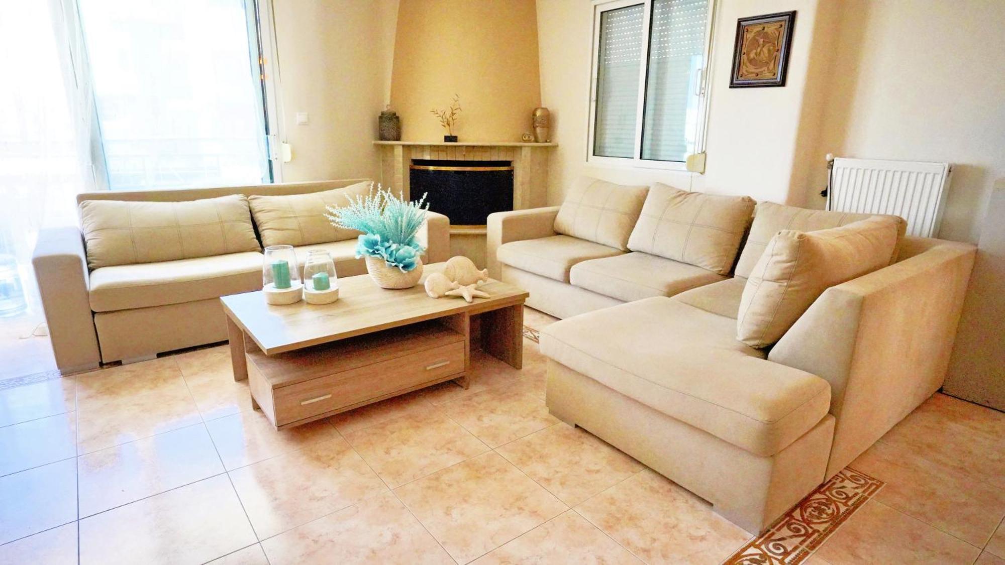 Lovely And Sunny Apartament 300M From Beach!! Peraia  Exterior photo